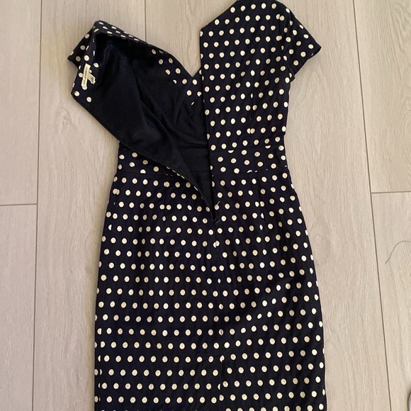 Navy Blue Polka Dot Banana Republic - Picture 5 of 11